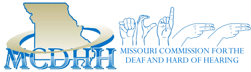 Logo of Missouri Commission for the Deaf and Hard of Hearing