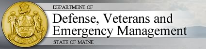 Logo of Maine Department of Defense, Veterans and Emergency Management