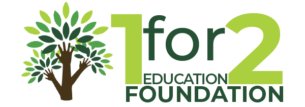 Logo of 1 for 2 Education Foundation