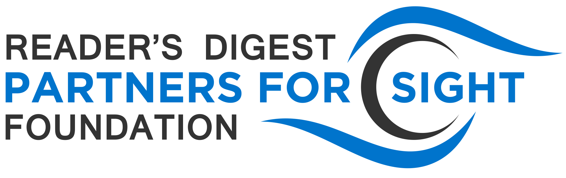 Logo of Reader Digest Partners for Sight Foundation