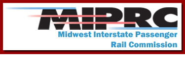 Logo of Midwest Interstate Passenger Rail Commission