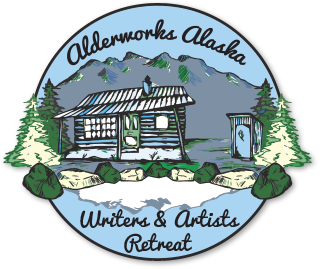 Logo of Alderworks Alaska Writers and Artists Retreat