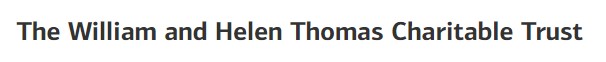 Logo of William and Helen Thomas Charitable Trust