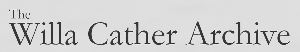 Logo of Willa Cather Archive