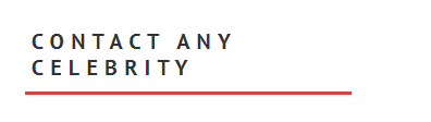 Logo of Contact Any Celebrity
