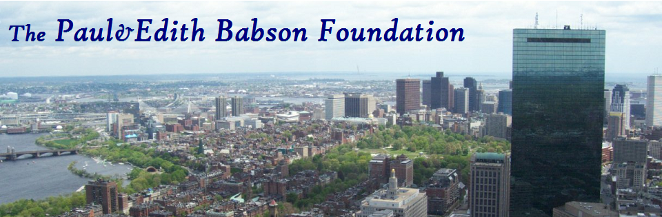 Logo of Paul and Edith Babson Foundation