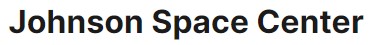 Logo of Johnson Space Center