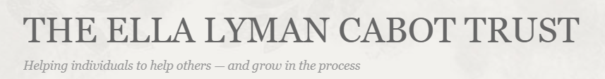 Logo of Ella Lyman Cabot Trust