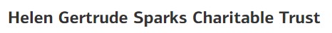 Logo of Helen Gertrude Sparks Charitable Trust