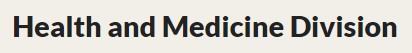 Logo of Health and Medicine Division