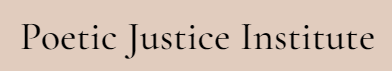 Logo of Poetic Justice Institute