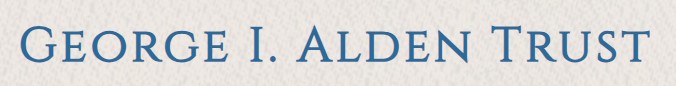 Logo of George I. Alden Trust