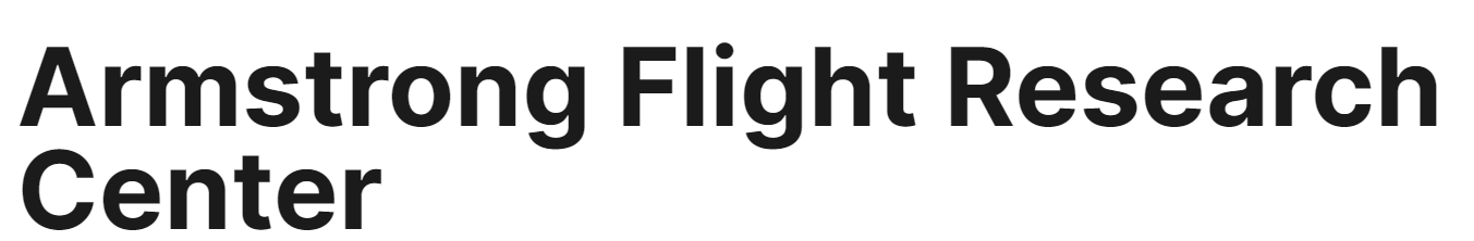 Logo of Armstrong Flight Research Center