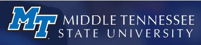 Logo of Middle Tennessee State University - Department of Political and Global Affairs