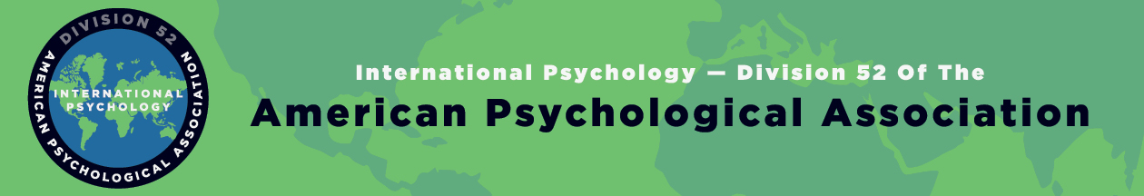 Logo of Division 52: International Psychology