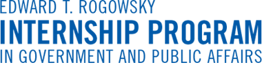 Logo of Edward T. Rogowsky Internship Program in Government and Public Affairs
