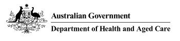 Logo of Department of Health and Aged Care
