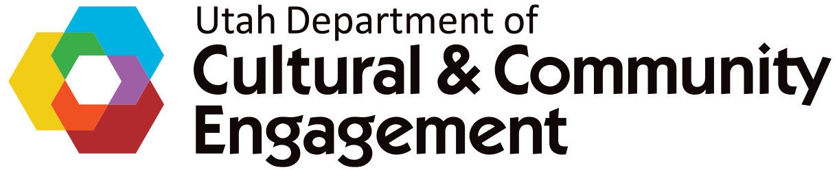 Logo of Utah Department of Cultural and Community Engagement