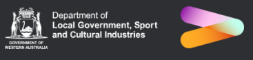 Logo of Western Australia Department of Local Government, Sport and Cultural Industries