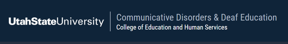 Logo of Communicative Disorders and Deaf Education