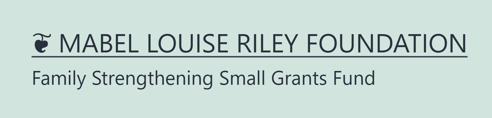 Logo of Mabel Louise Riley Foundation