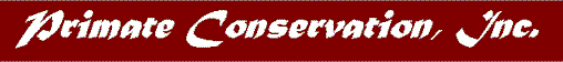 Logo of Primate Conservation, Inc.