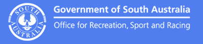 Logo of Government of South Australia - Office for Recreation, Sport and Racing