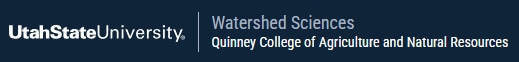 Logo of S.J. and Jessie E. Quinney College of Agriculture and Natural Resources - Department of Watershed Sciences