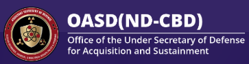 Logo of Office of the Assistant Secretary of Defense for Nuclear Deterrence, Chemical, and Biological Defense Policy and Programs