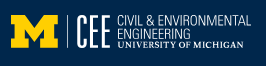 Logo of University of Michigan - Department of Civil and Environmental Engineering