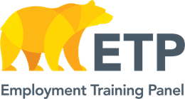Logo of State of California - Employment Training Panel