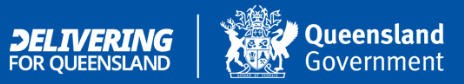 Logo of Queensland Government - Department of Families, Seniors, Disability Services and Child Safety
