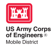Logo of U.S. Army Corps of Engineers - Mobile District