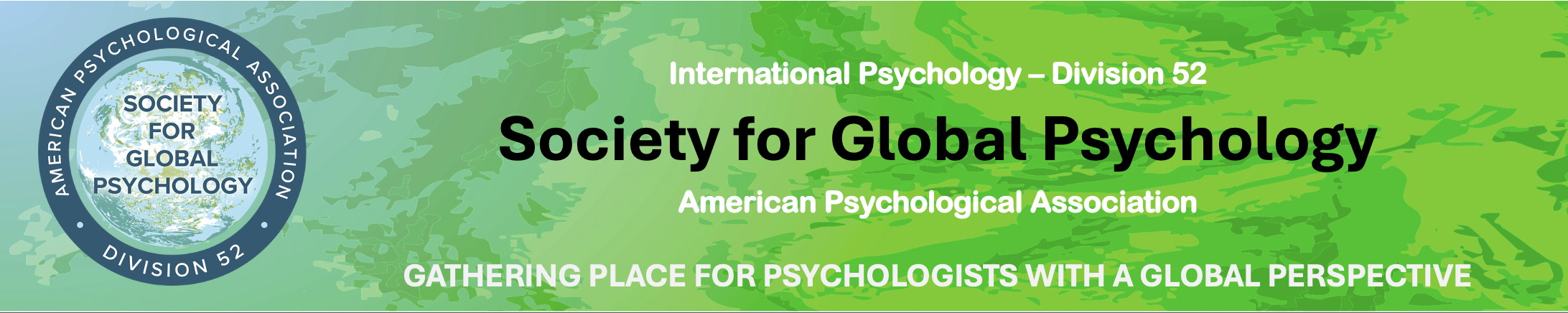 Logo of Division 52: Society for Global Psychology