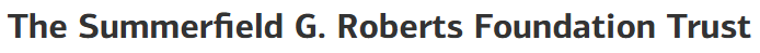 Logo of Summerfield G. Roberts Foundation Trust